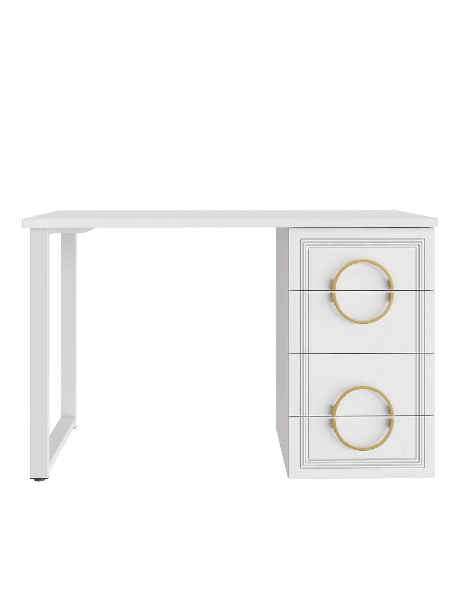 Стол Оливия ОЛ-10 белый бриллиант/бланж