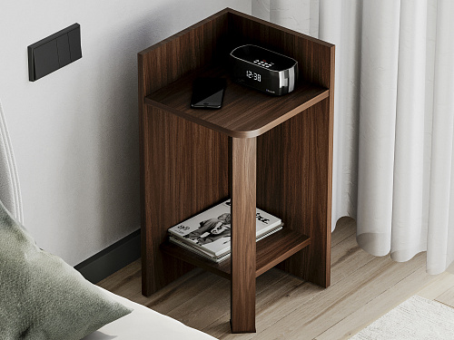 Этажерка Э-01 орех темный/венге аруба