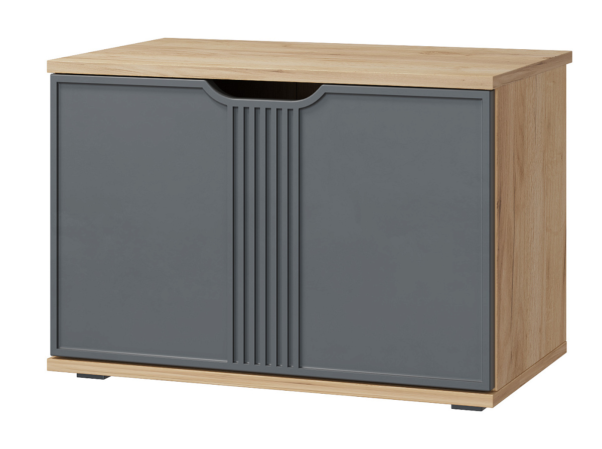 Комплект мебели для прихожей Эмилия ЭЛ-003 дуб крафт золотой/графит