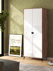 Шкаф для одежды Астрид АР-01 дуб крафт табачный/бланж