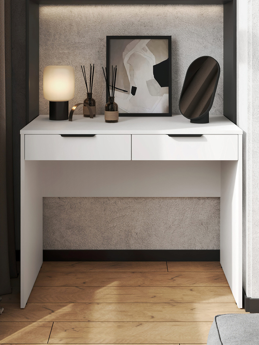 Стол Оптима ОП-19 белый структурный/меренга