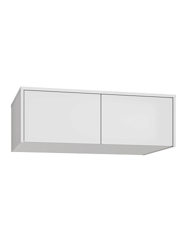 Антресоль Оптима ОП-11 белый структурный/меренга