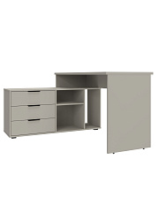 Стол угловой Оптима ОП-21 глиняный серый/риолит