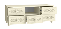 Тумба под ТВ Ассоль плюс АС-56 ваниль