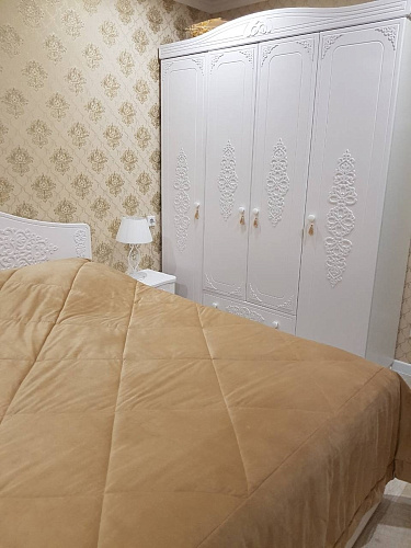 Шкаф четырехдверный Ассоль АС-28 белое дерево