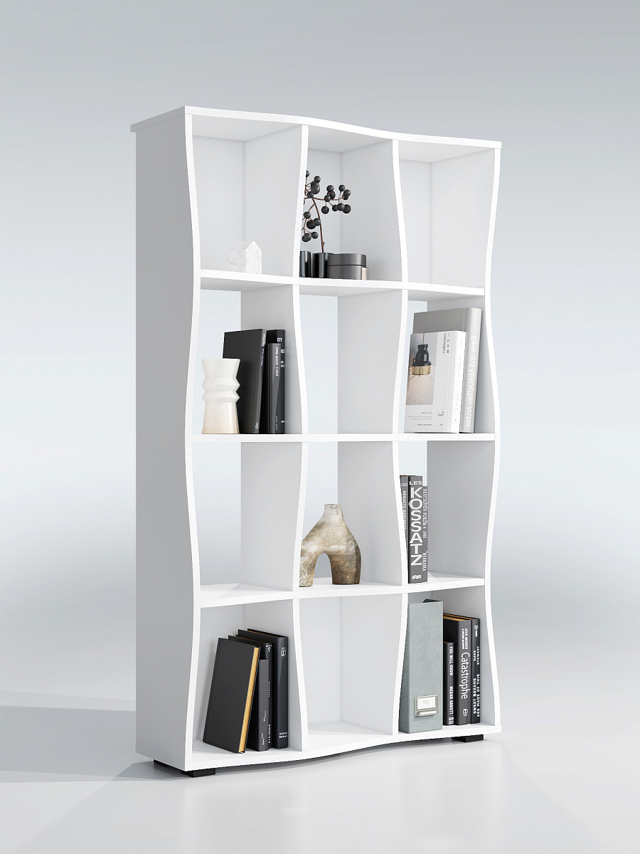 Стеллаж Контемпо КТ-02 белый бриллиант