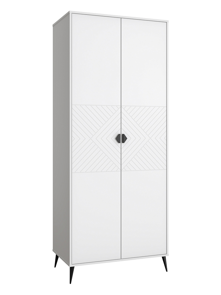 Шкаф для одежды Астрид АР-01 белый бриллиант/бланж