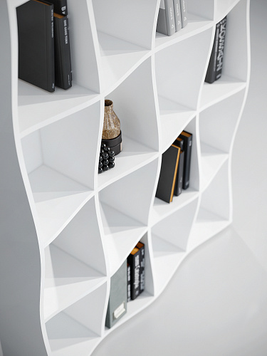 Стеллаж Контемпо КТ-01 белый бриллиант