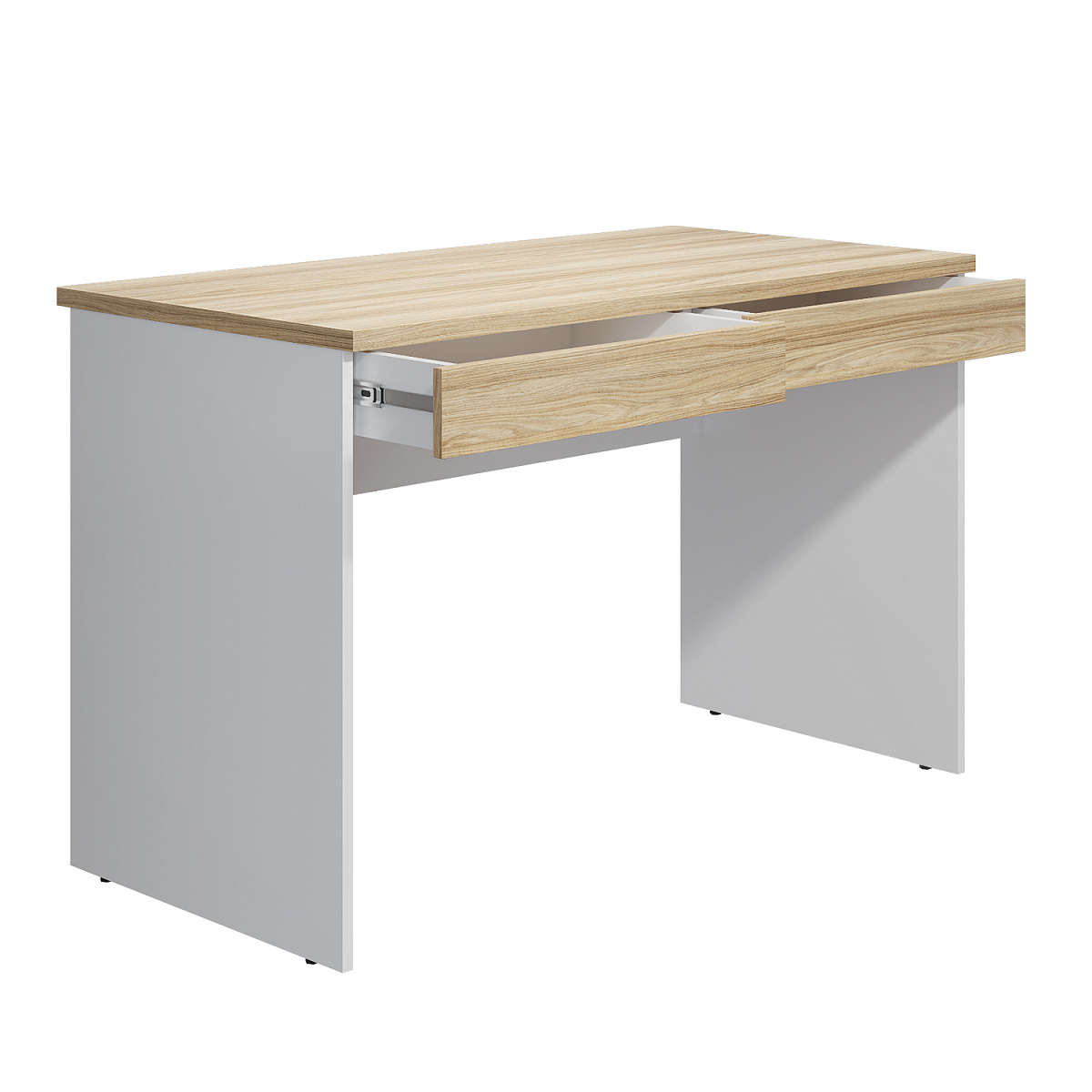 Стол письменный Скайлайт СЛ-20К блэквуд ячменный/белый