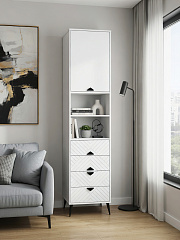 Пенал Астрид АР-06 белый бриллиант/бланж