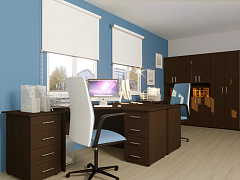 Стол эргономичный ОФ-10 венге