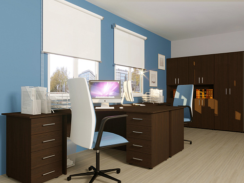 Стол эргономичный ОФ-10 венге