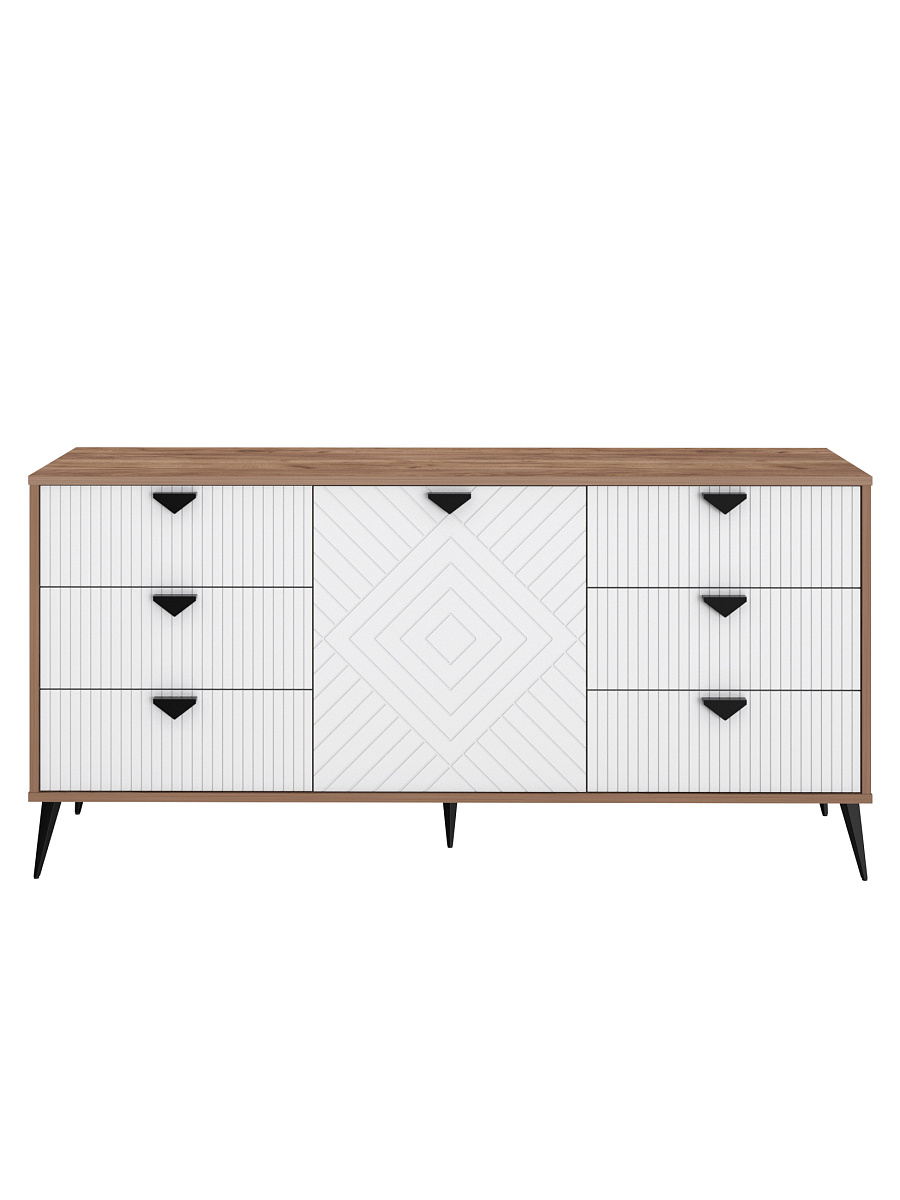 Комод Астрид АР-03 дуб крафт табачный/бланж