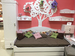 Кровать Ассоль АС-47 (2000х900) белое дерево