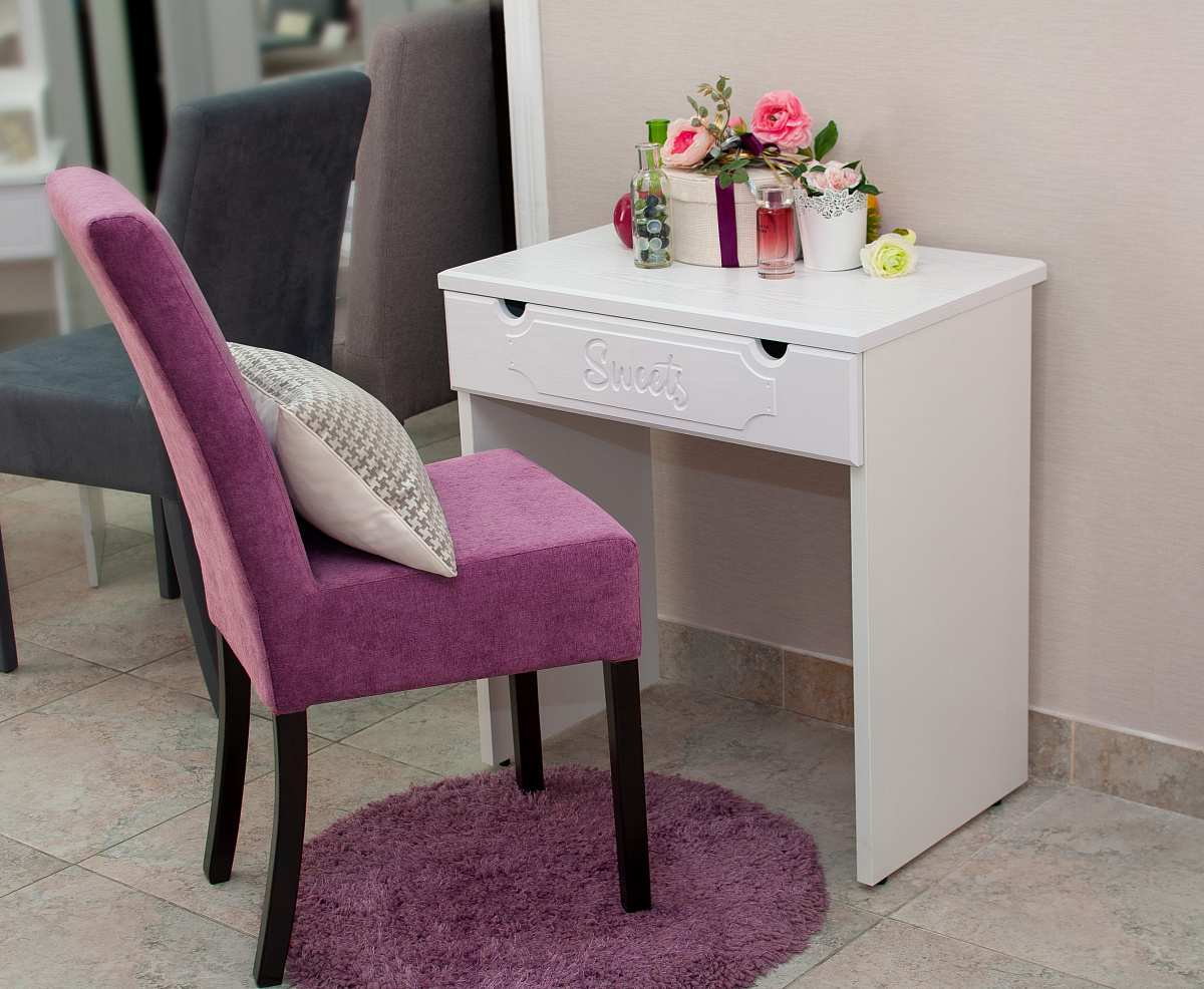 Туалетный столик ДримСтар ДС-1 белое дерево