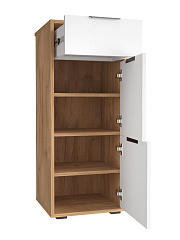 Тумба Оптима ОП-08 дуб крафт золотой/меренга