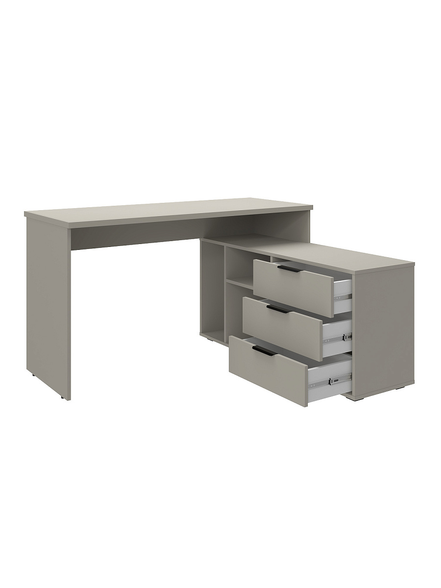 Стол угловой Оптима ОП-22 глиняный серый/риолит