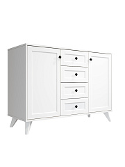 Комод Вильям ВМ-13 белый бриллиант/бланж