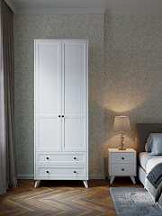 Шкаф Вильям ВМ-11 белый бриллиант/бланж