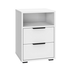 Тумба прикроватная Оптима ОП-07 белый структурный/меренга