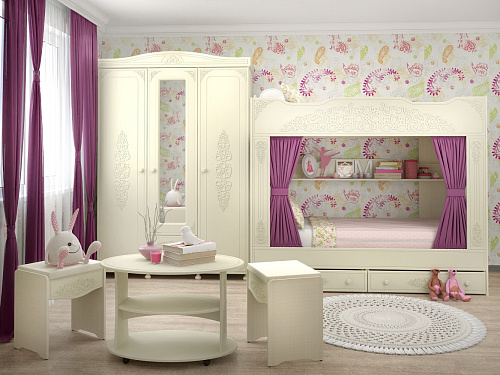 Стол журнальный Ассоль плюс АС-17 ваниль