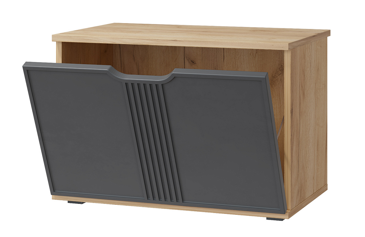 Тумба Эмилия ЭЛ-4 дуб крафт золотой/графит