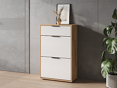 Тумба Оптима ОП-09 дуб крафт золотой/меренга