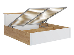 Кровать с ПМ Эмилия ЭЛ-35 (180х200) дуб крафт золотой/меренга