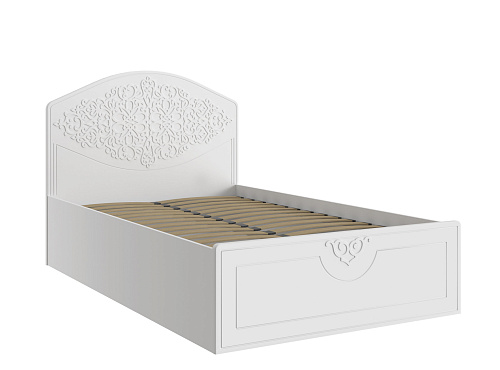 Кровать Ассоль АС-68 (2000х1200) белое дерево