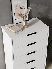 Комод Оптима ОП-05 белый структурный/меренга