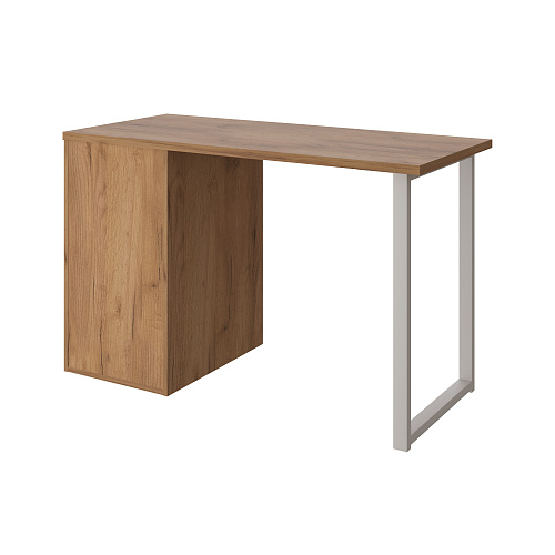 Стол С-411 дуб крафт золотой/меренга (1200х550 белая опора)