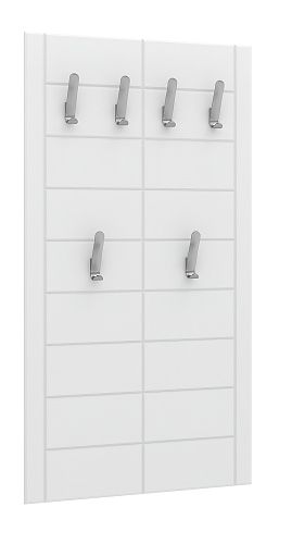 Вешалка Изабель ИЗ-80 белое дерево