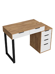 Стол Оптима ОП-18 дуб крафт золотой/меренга