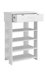 Тумба для обуви ДримСтар ДС-21 (600) белое дерево