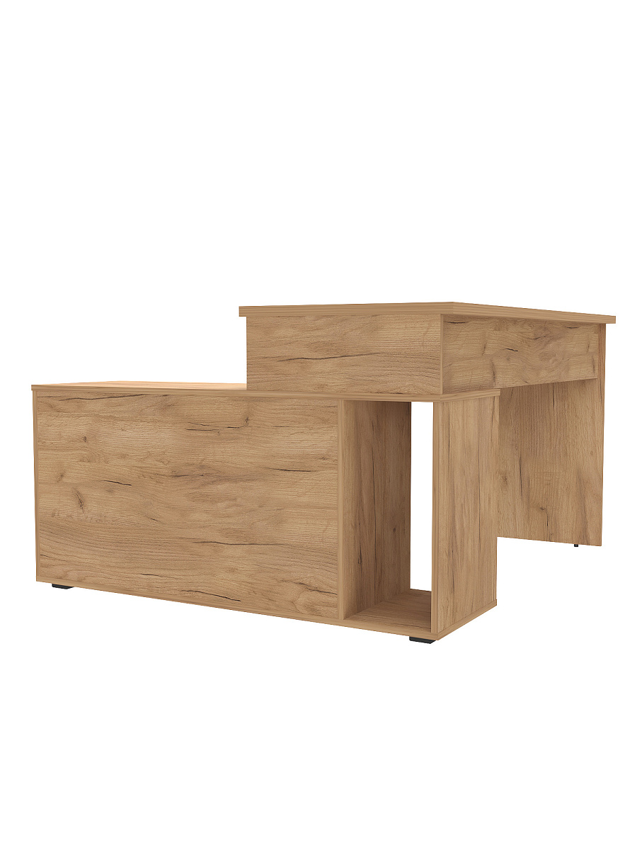 Стол угловой Оптима ОП-22 дуб крафт золотой/меренга