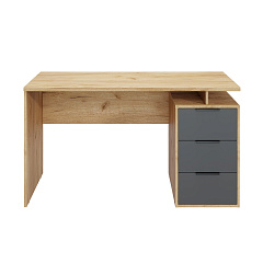 Стол С-407 дуб крафт золотой/графит (1350*600)