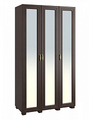 Шкаф «Монблан» МБ-24К с зеркалом венге/орех шоколадный