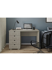 Стол письменный ДримСтар ДС-4 глиняный серый/риолит