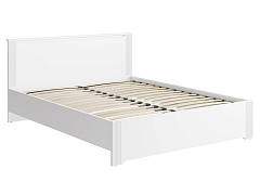 Кровать Эмилия ЭЛ-30 (160х200) белый структурный/меренга