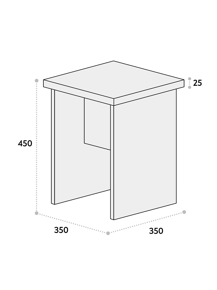 Подставка Т-03 северное дерево светлое
