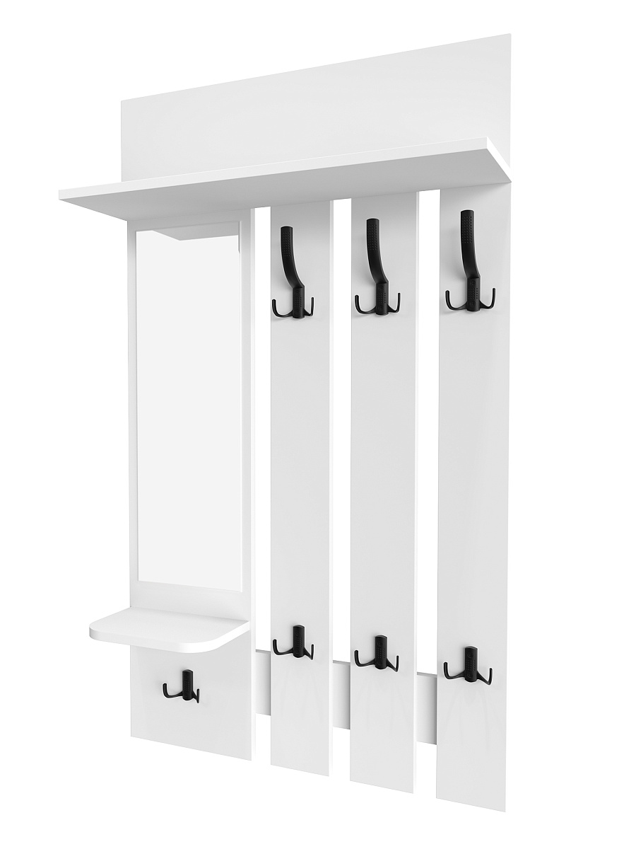 Вешалка настенная ВН-10 белый структурный/меренга