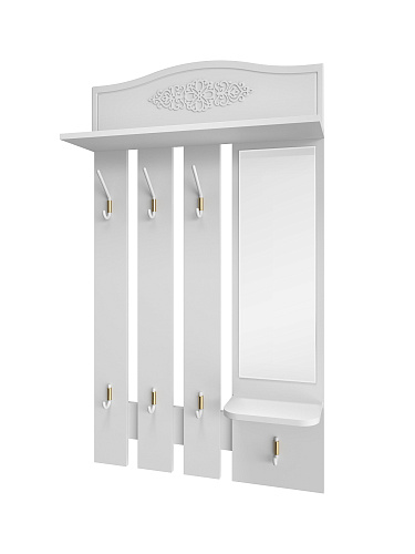 Вешалка Ассоль АС-76 белое дерево