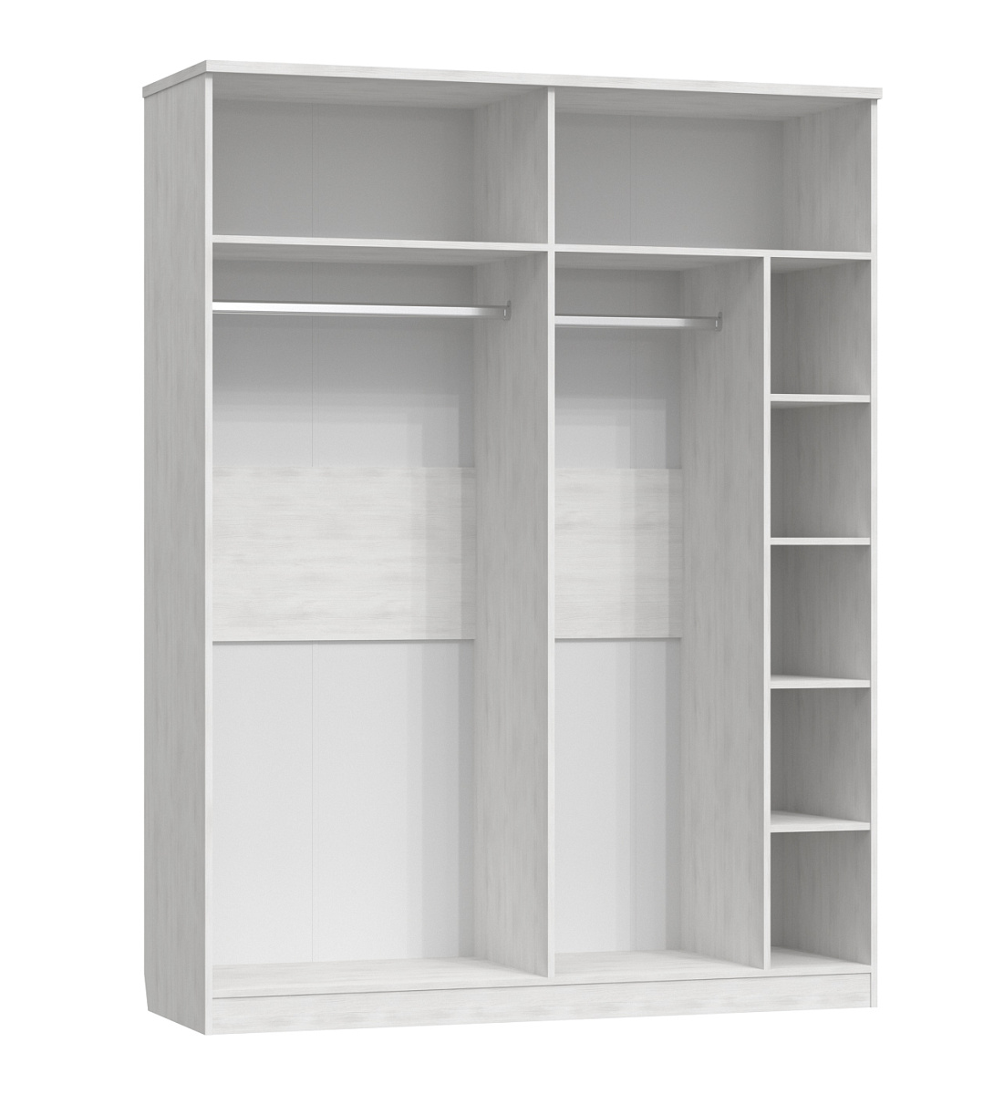 Шкаф четырехдверный для одежды Виктория ВИ-10 северное дерево светлое