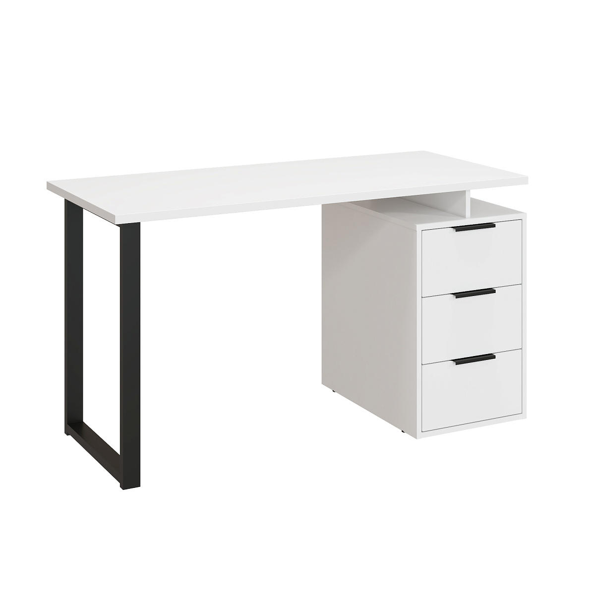 Стол С-406 белый структурный/меренга (1350*600)