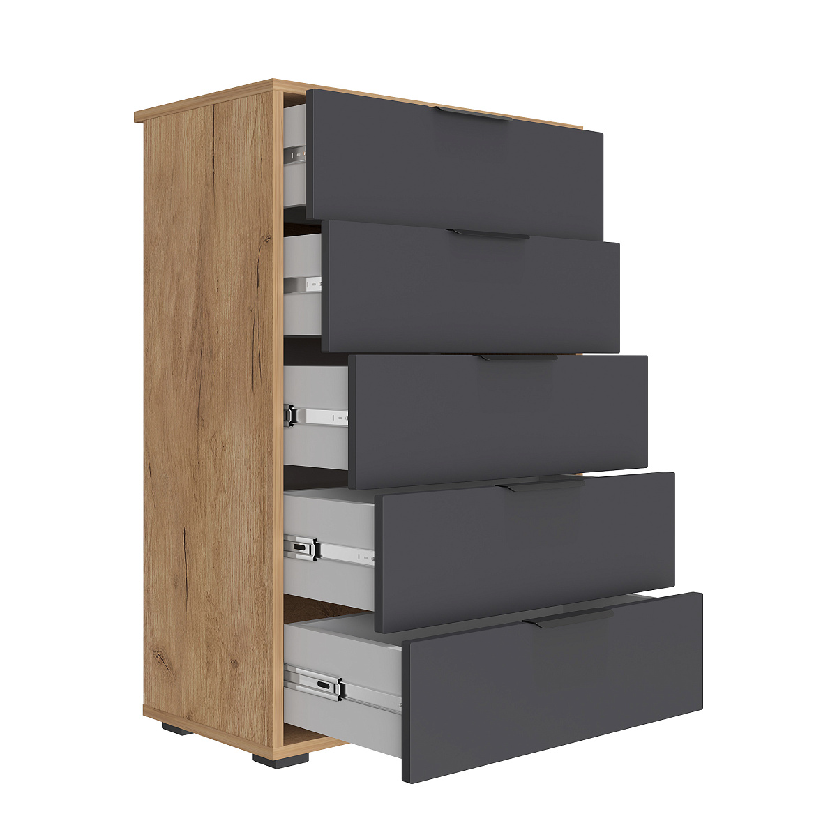 Комод Оптима ОП-05 дуб крафт золотой/графит