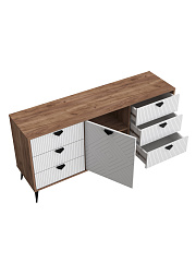 Комод Астрид АР-03 дуб крафт табачный/бланж