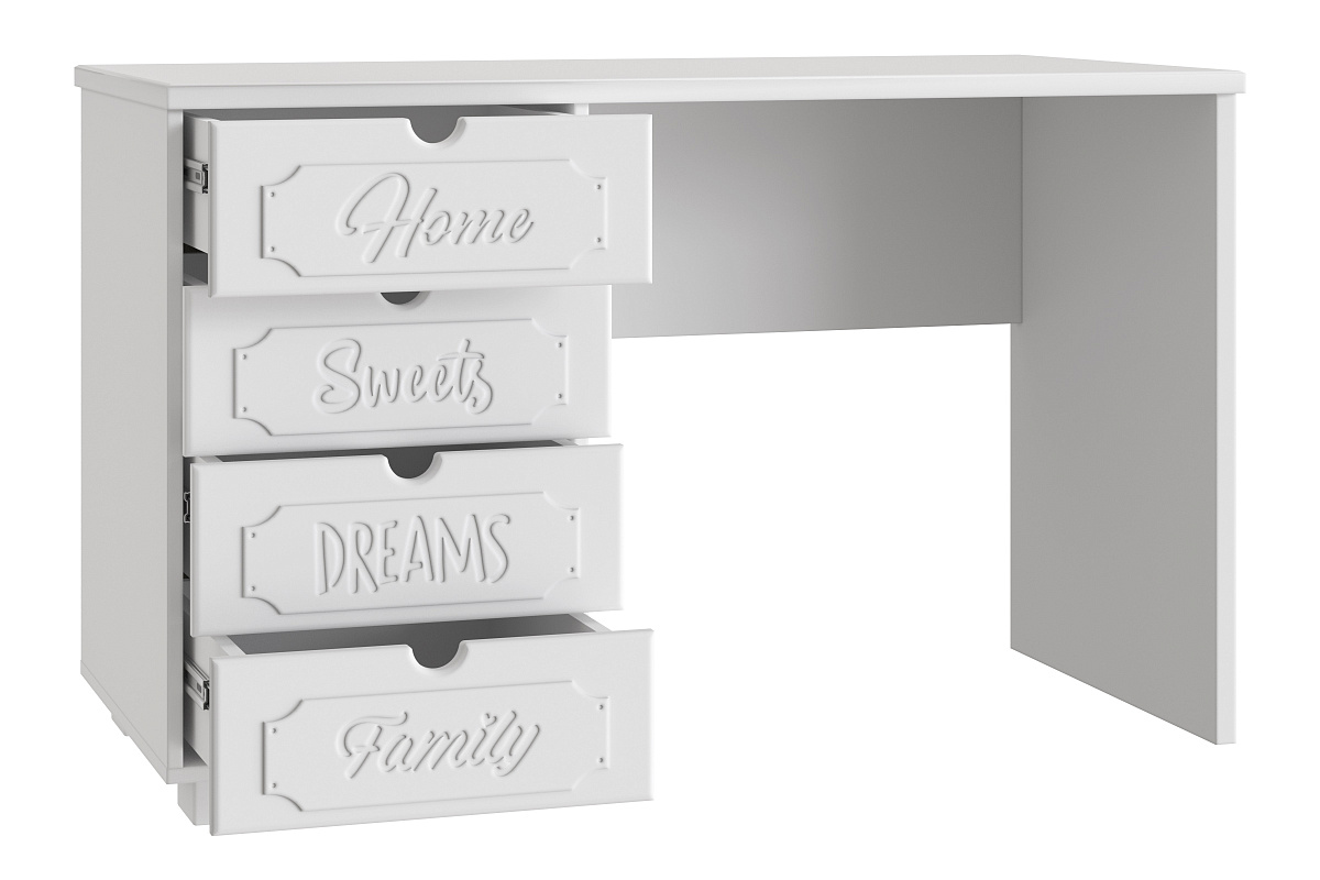 Стол письменный ДримСтар ДС-4 белое дерево