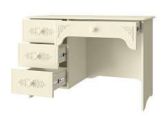 Стол письменный левый Ассоль плюс АС-6 ваниль