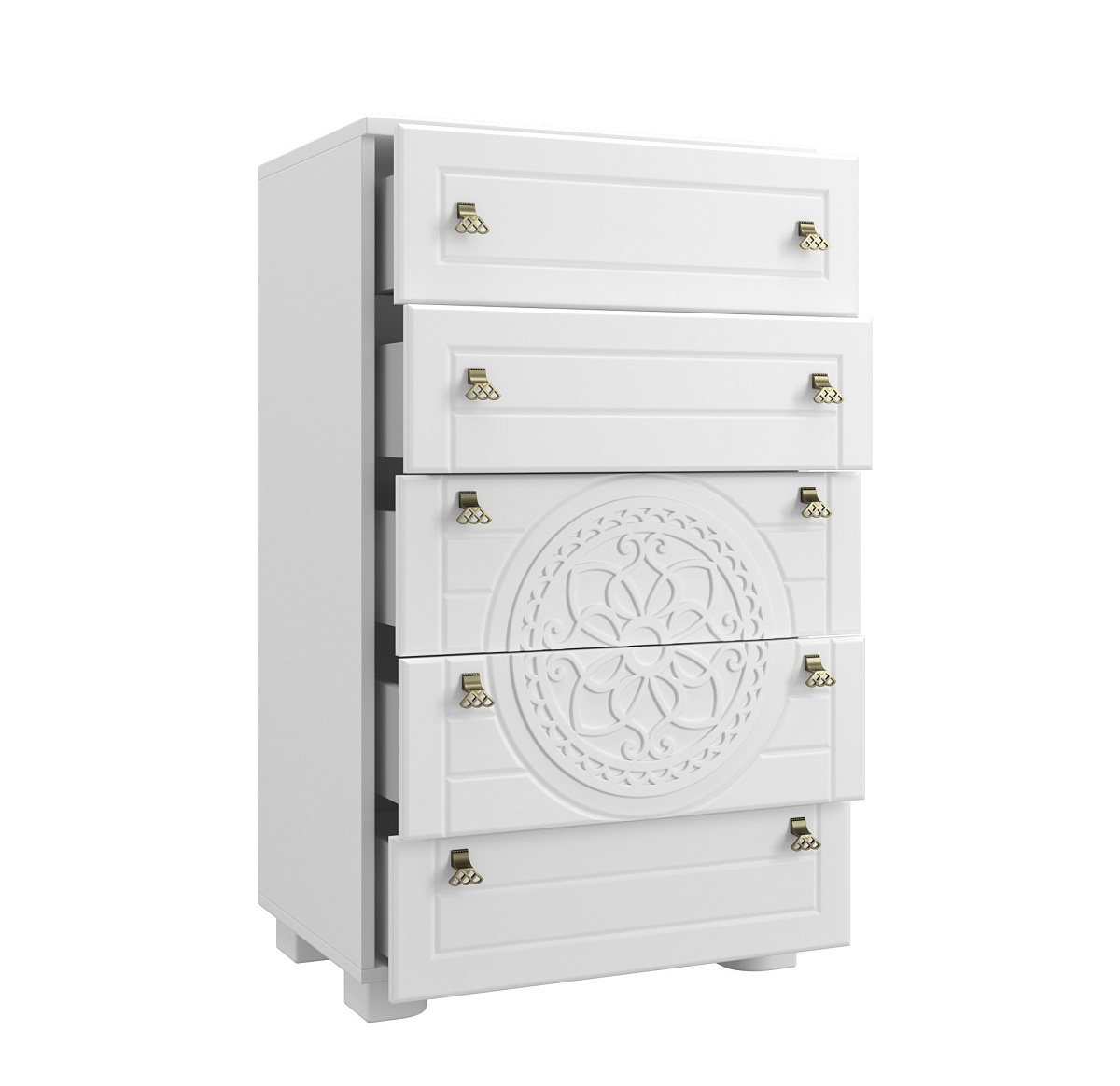 Комод «Монблан» МБ-35К белое дерево