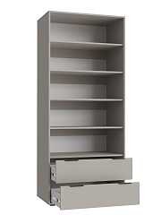 Шкаф Оптима ОП-26 глиняный серый/риолит